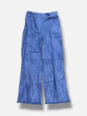 Akris Punto Women's Blue Chieko Denim Trouser Pants Size 4